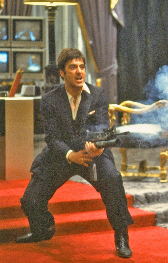 Tony Montana em uma fase de tentativa e erro